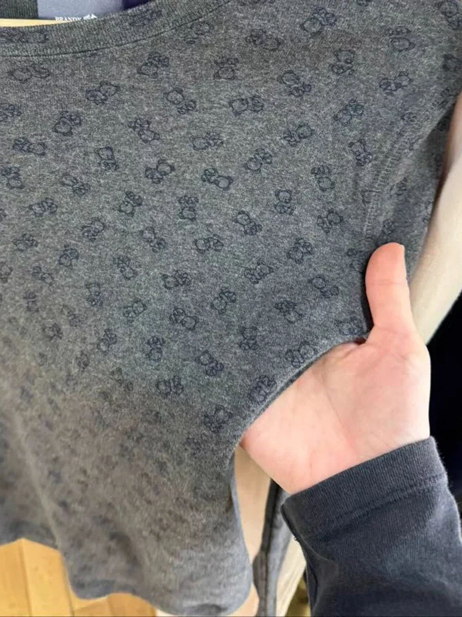 Хлопковая футболка с длинными рукавами для женщин осень 2024 повседневный базовый