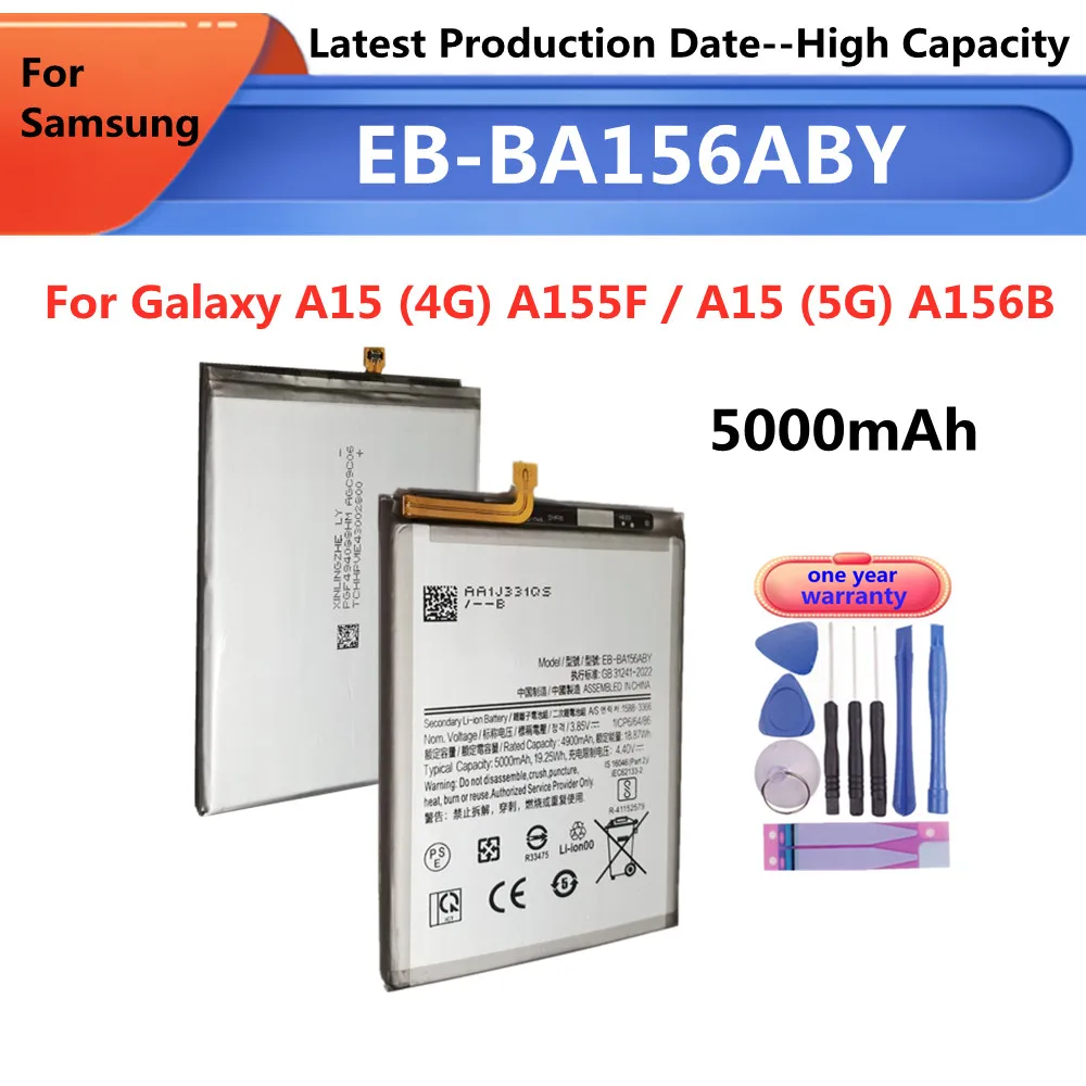 Фото Аккумулятор EB-BA156ABY HQ-50SD WT-S-W1 EB-BA146ABY EB-BA166ABY для Samsung Galaxy A26, A16, A15, A156B, A14 5G, A17 4G (Вьетнам) №4