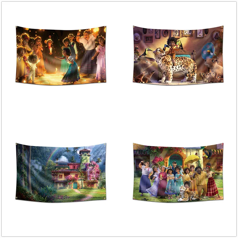 

3x5 футов, мультяшный флаг для детей, Декор для дома и улицы