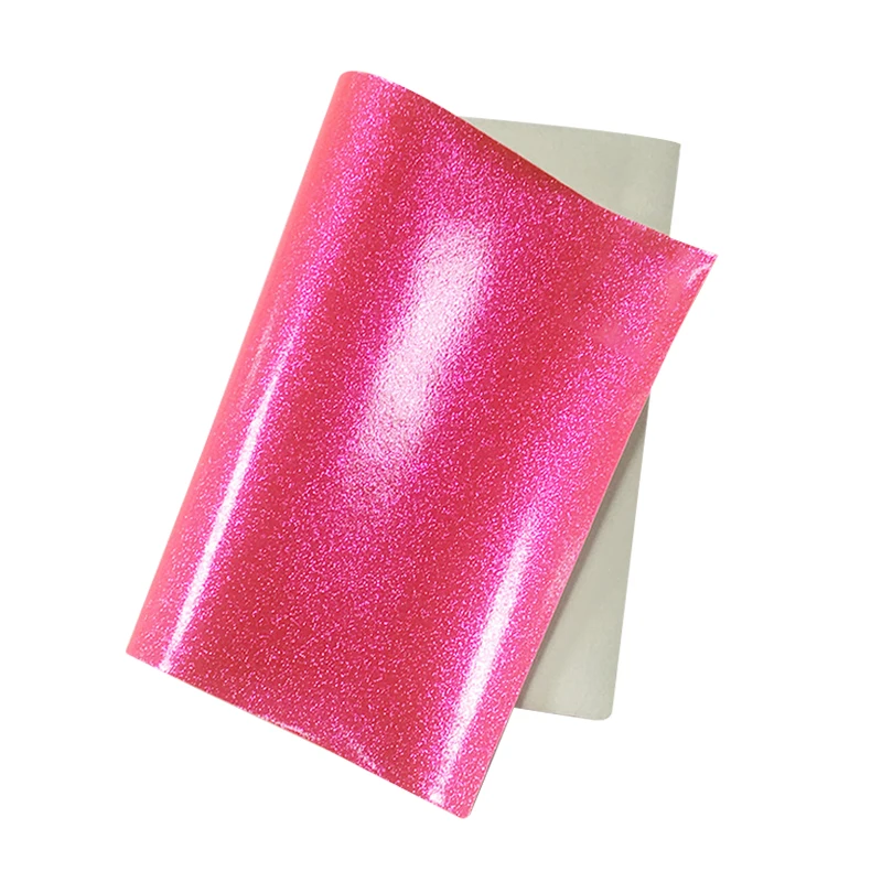 

XHT Smooth Surface Shiny Plain Design Crystal Glitter PU Faux Leather Fabric Sheet for Making Shoe/Bag/Garment/Belt/Craft