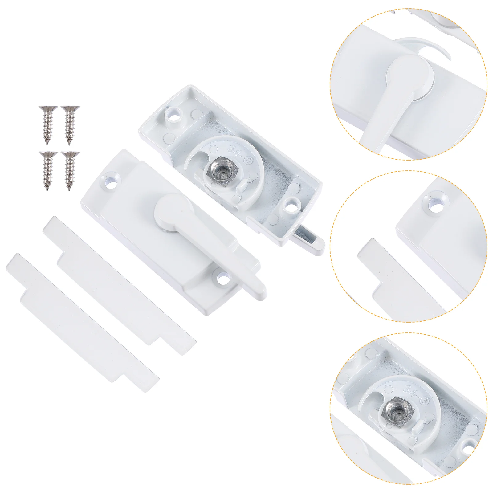 

Lock Window Door Sliding Lockssecurity Sash Windows Slidepush Alloy Forblack Windproof Buckle Entry Bolthook Zinc American