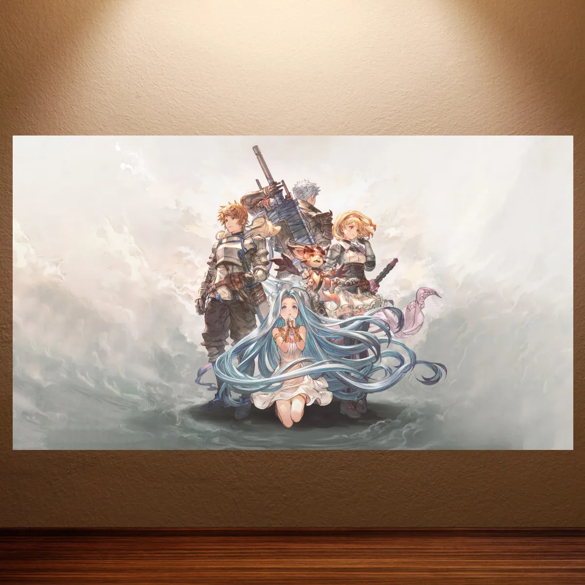 Волшебный постер Granblue Fantasy Relink гранблу фантастический аниме игровые плакаты