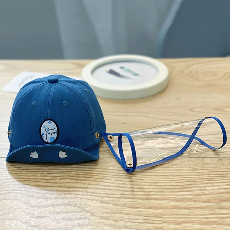 Защитная маска для малышей хлопковая шляпа от солнца От 1 до 2 лет с защитой капель