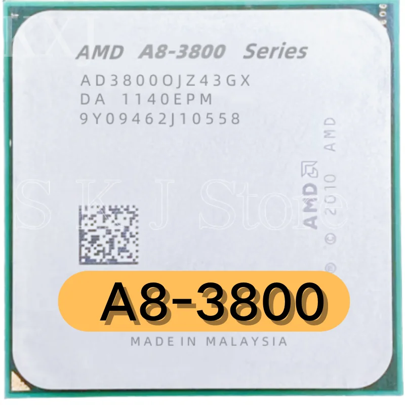 

AMD A8-Series A8 3800 A8-3800 2,4 GHz четырехъядерный ЦПУ процессор AD3800OJZ43GX Socket FM1 A8-3800 AD3800 AD-3800 A83800