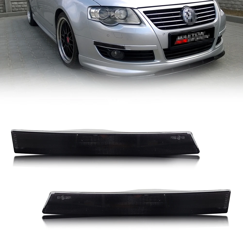 

2 шт. для 2006 2007 2008 2009 2010 Volkswagen Passat передний угловой парковочный фонарь, боковой габаритный фонарь, крышка указателя поворота без лампы