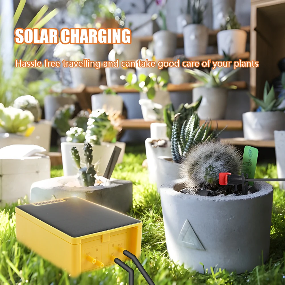 Yieryi умный солнечный таймер для орошения цифровой ЖК-дисплей автоматическая