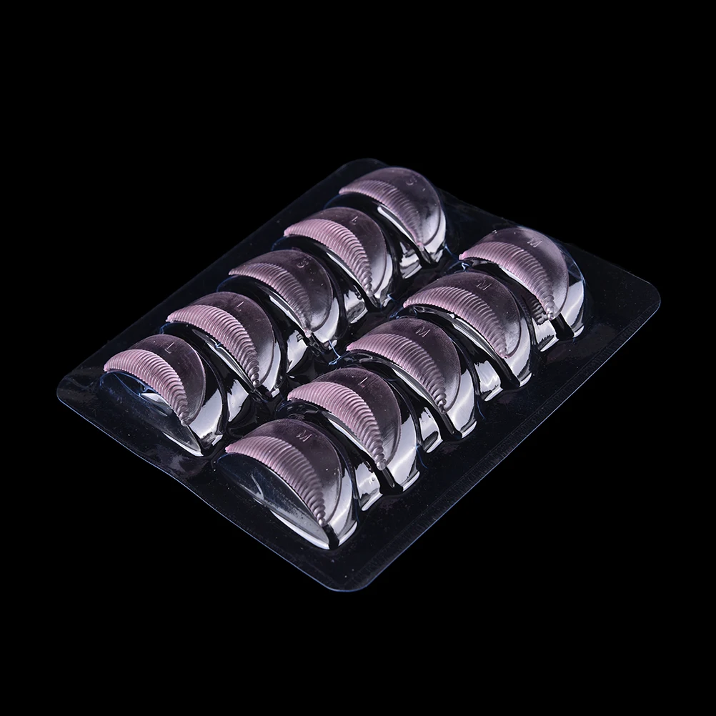

5 Pairs silicone durable eyelash permanent Perm Curler Curling Root Lifting False Fake Eyelash Shield Pad maquillaje patches