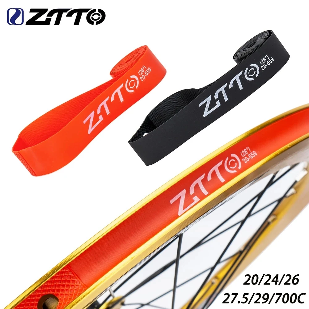 ZTTO 2Pcs MTB Road Bike Rim Tapes Premium PVC Rim Strips Whe