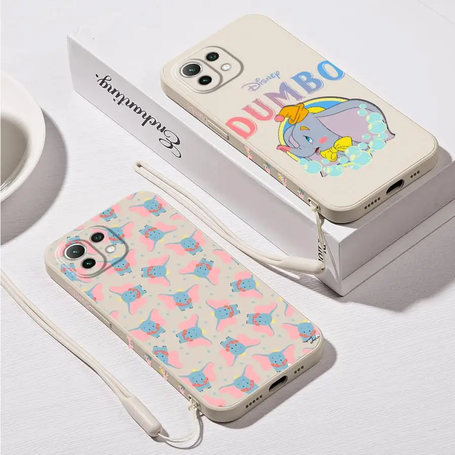 Disney Dumbo Cute Phone Case for Xiaomi Redmi Note 8 11 Pro 5G 7 12 Plus 10T 9 10 12S 11S 9S 9T Silicone Cover