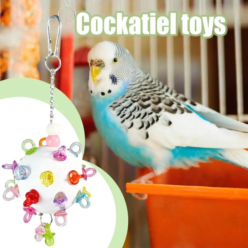 Игрушки для попугаев игрушки неразлучников красочные развлечения клетка птиц