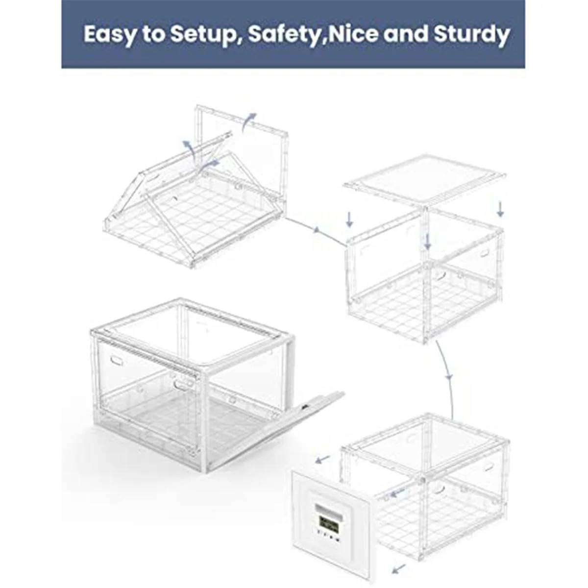 Цифровой замок с таймером Замок для мобильного телефона Возьмите на сотовый