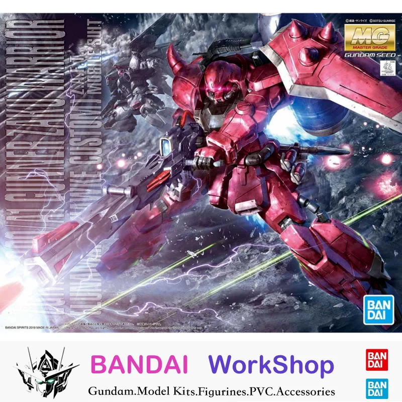 

Bandai 1/100 MG Gunner Zaku Warrior (Lunamaria Hawke Custom)Action Figure Assembly Model Kit Collectible Gifts