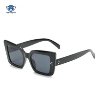 teenyoun new cat eye sunglasses luxury brand trend brand cl uv400 same glasses meter set punk sun glasses women