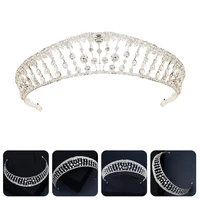 1pc elegant head tiara hair jewelry wedding party headwear gift silver