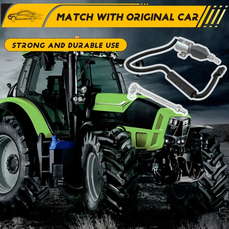 Электромагнитный клапан для остановки затвора топлива 12 В 13026882 Deutz сельского