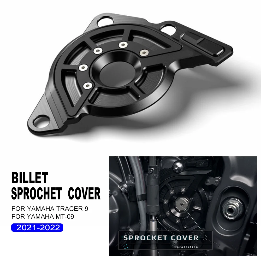 NEW Motorcycle Sprochet Cover For Yamaha MT-09 MT09 Tracer 9 2021 2022 Protective Cover Accessories