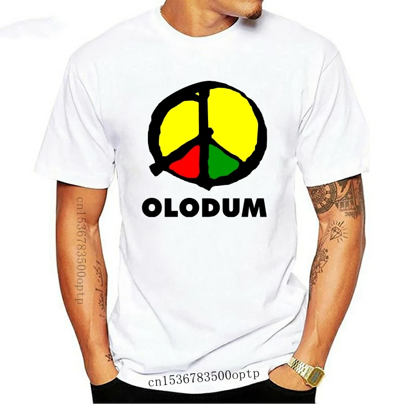 

Mens Clothes Men Print Retro Antiwar Michael Jackson MJ OLODUM T-shirt White