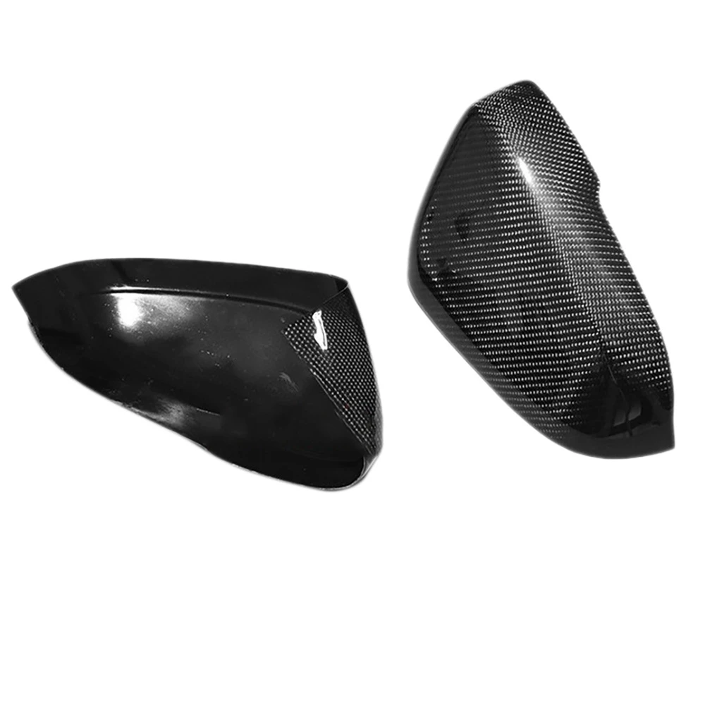 

1Pair Car Side Mirror Cover Rearview Wing Mirror Cap for-Volvo V40 V60 S60 2011-2019