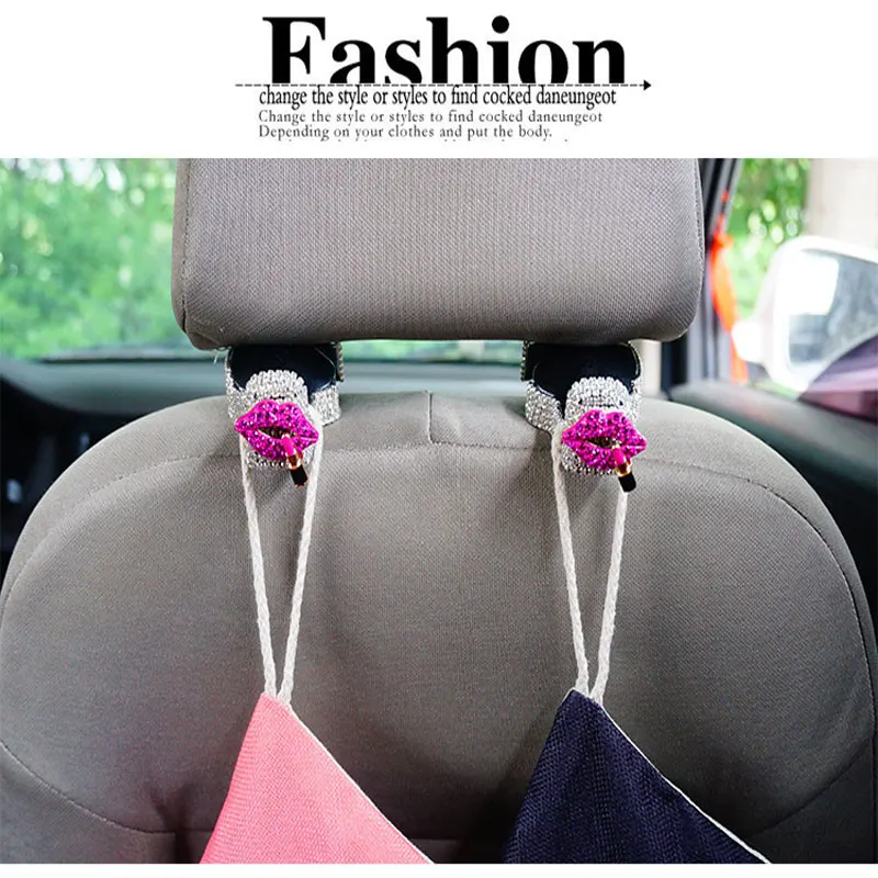 

Алмазный Набор, автомобильный крючок на спинку стула, скрытый крючок на заднее сиденье, маленький крючок, украшение интерьера