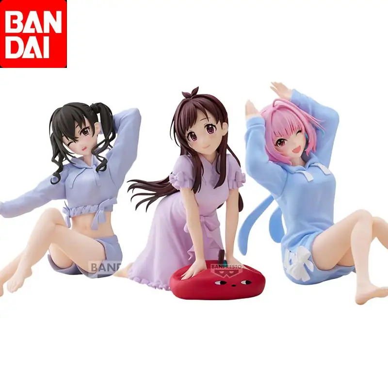 Bandai Original Relax time Yumemi Riamu Sunaduka Akira Tsujino Akari Аниме Фигурка Игрушки Для Мальчиков