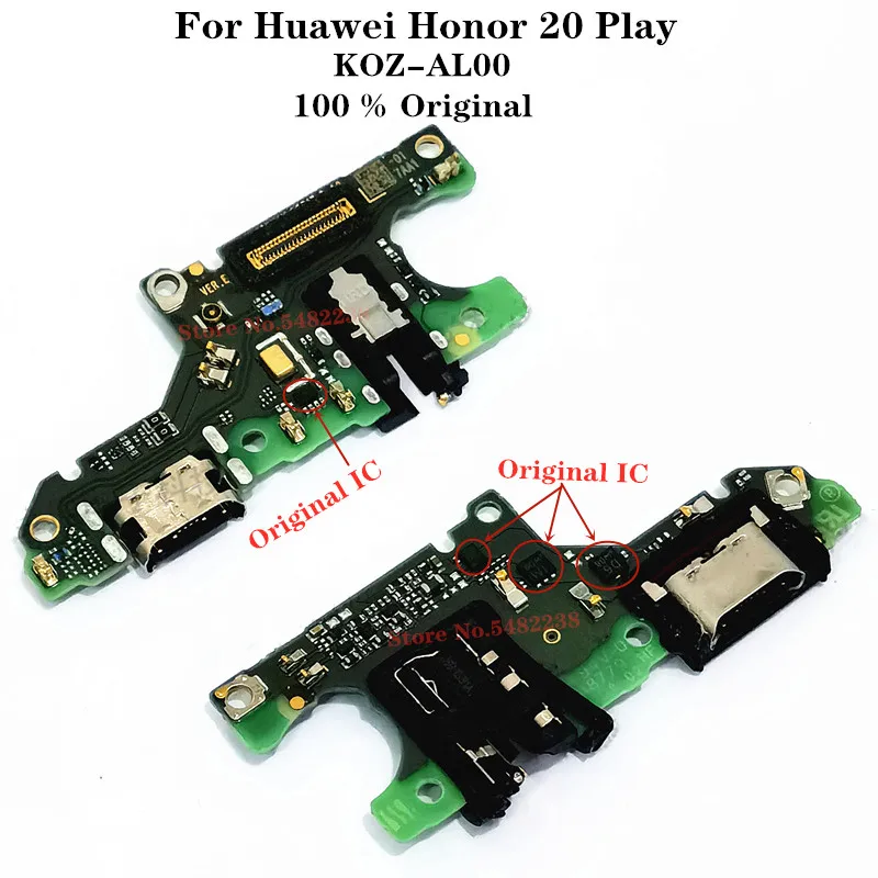 

Оригинальная док-станция с USB-портом для зарядки микрофона, гибкий кабель для Huawei Honor 20 Play, Стандартная плата зарядного устройства с разъемом...