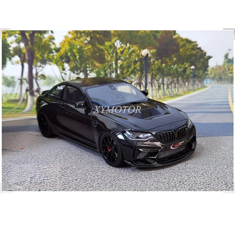 

Коллекционная модель автомобиля GT Spirit 1:18 для BMW M2, модель из смолы под давлением, подарок для хобби, демонстрация черных украшений