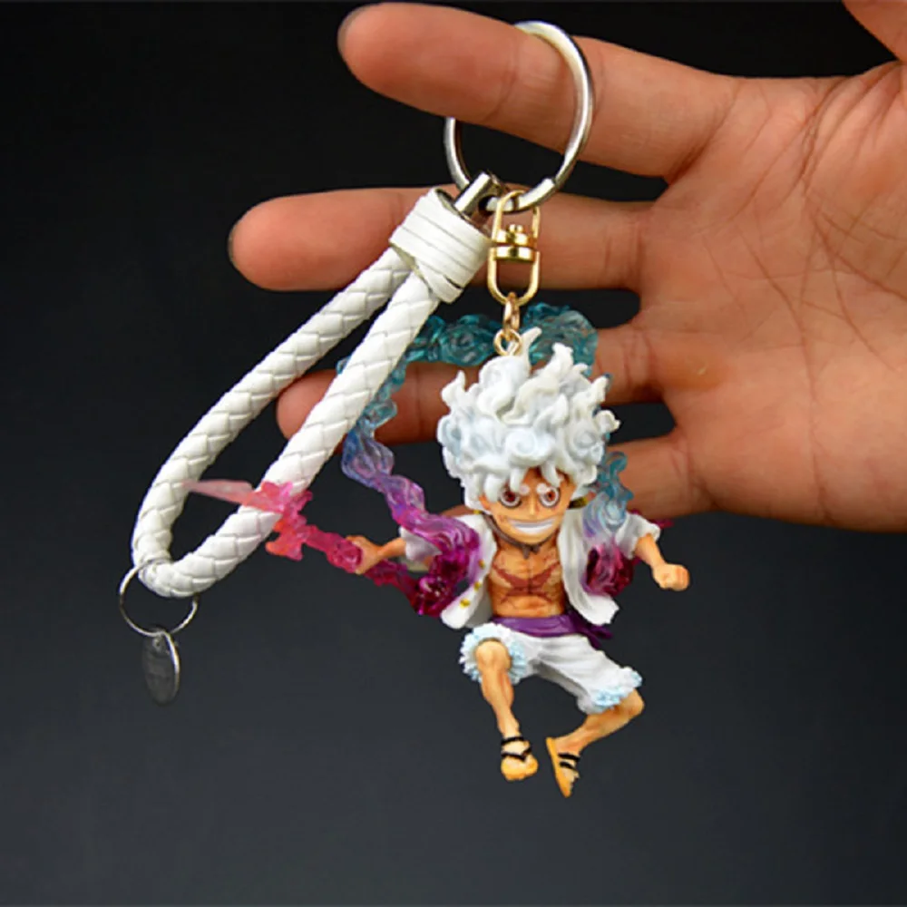 

One Piece Luffy Gear 5 Nika Figures Toy Zoro Ace Pirate Garage Kits Model Keychain Gift Anime Peripheral Birthday Fans Gift