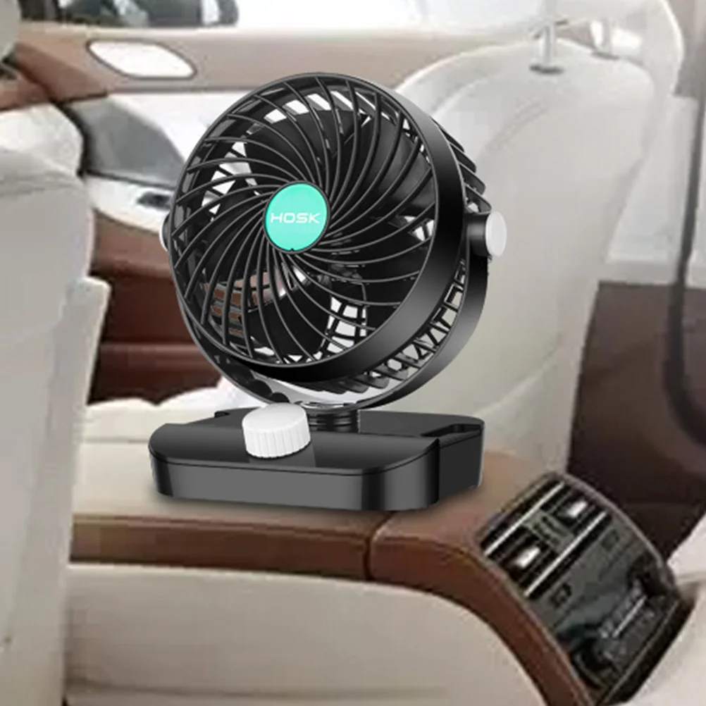 

12 V Motores Para Portones Electricos Car Fan Cooling Portable Low Noise 18X12.5CM Engine Black