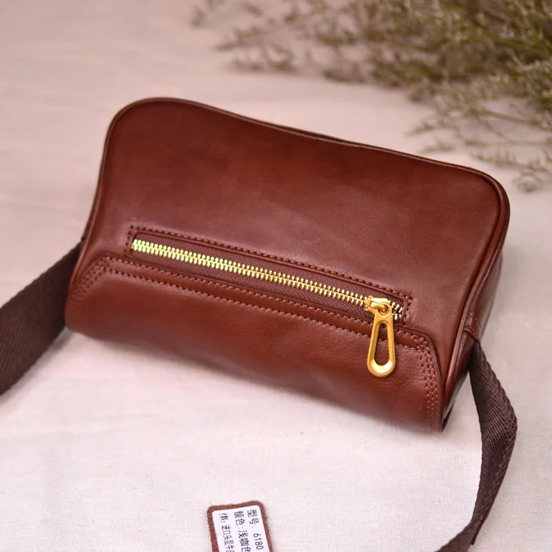 Оригинальная Кожаная нишевая Наплечная Сумка AETOO премиум-класса унисекс