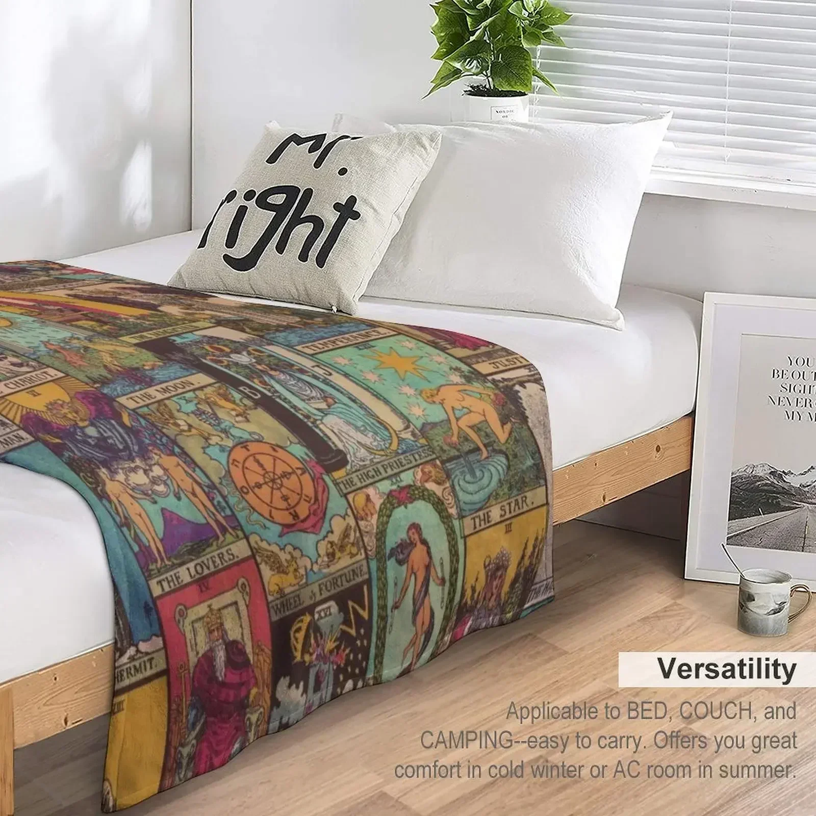 Винтажное лоскутное одеяло The Major Arcana of Tarot свободные модные диваны для дивана