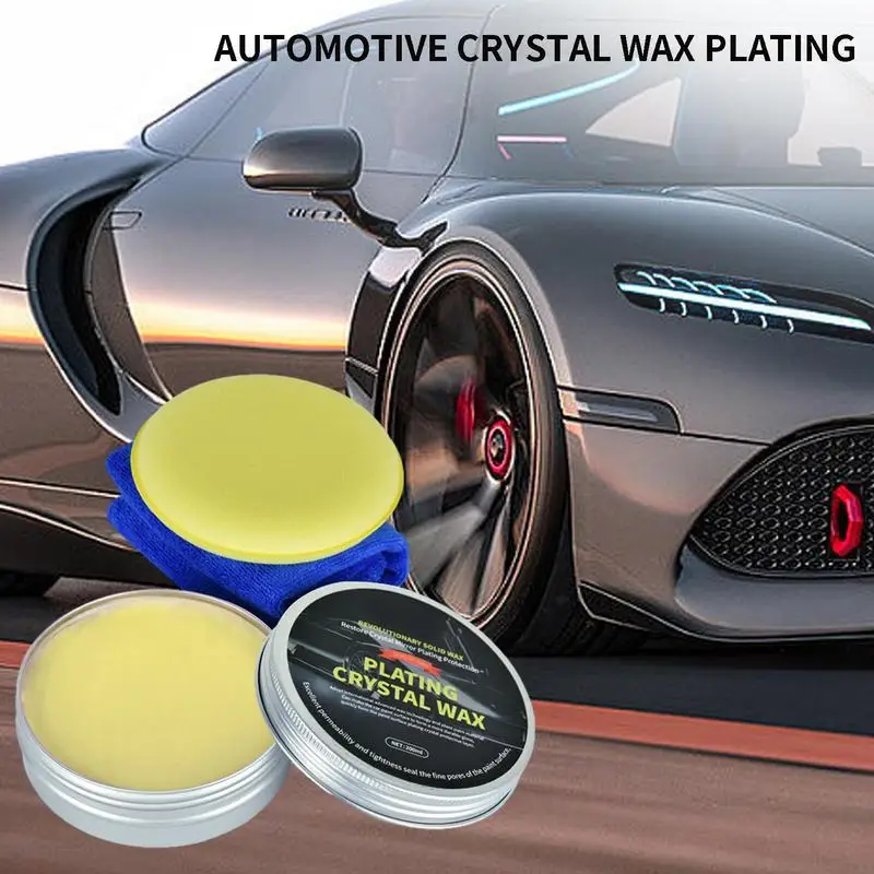

Car Wax Polishing Paste 200ml Portable Auto Top Coat Paint Sealant Multifunctional Waterproof Car Rapid Scratches Repair Paste
