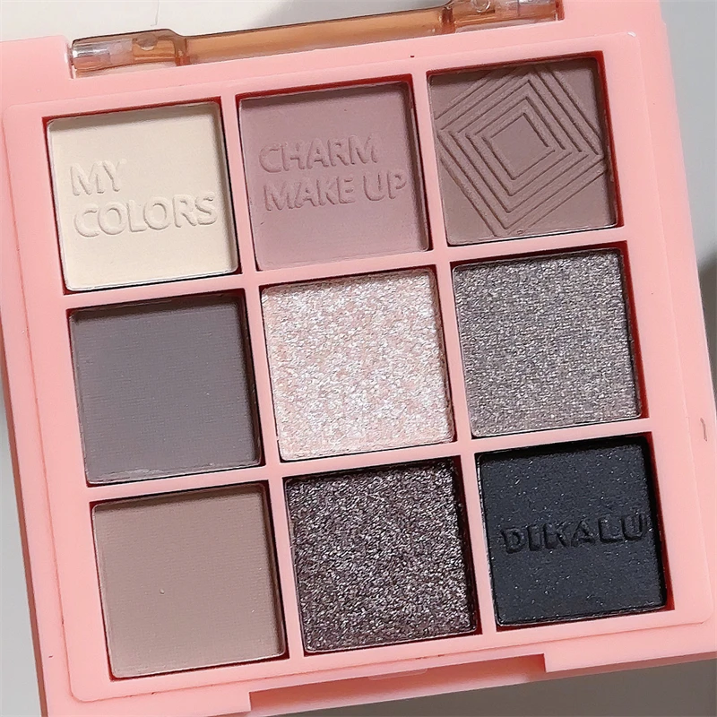 Палитра матовых теней для век блестки стойкие корейские пигменты тени женщин