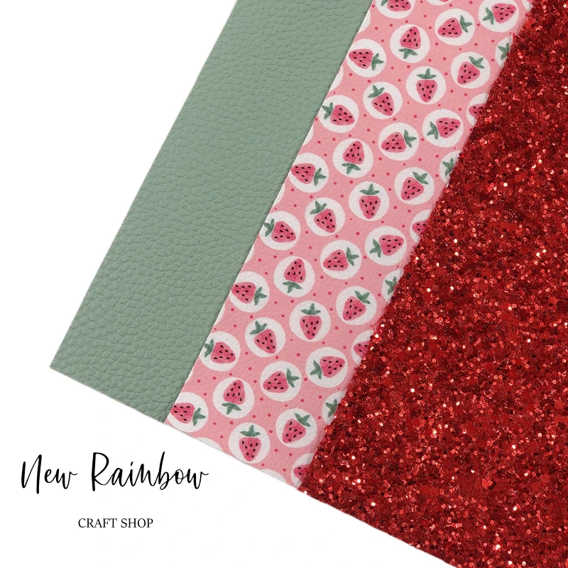 Новый комплект из искусственной кожи радужной расцветки 22x3 0 см/A4 с изображением