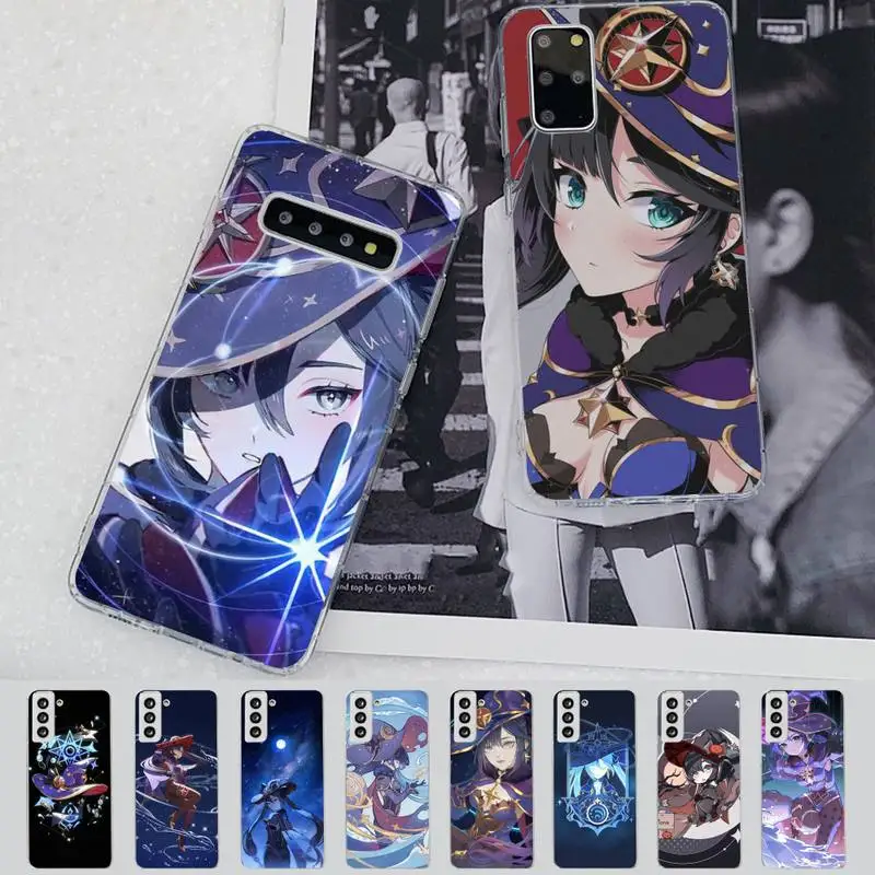 

Genshin Impact Mona Phone Case for Samsung S21 A10 for Redmi Note 7 9 for Huawei P30Pro Honor 8X 10i cover