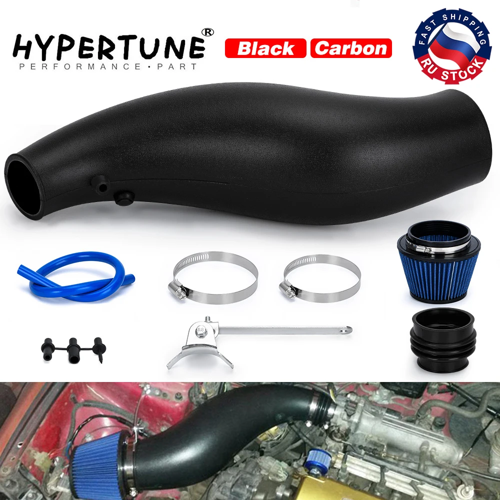 

Hypertune - Plastic Air Intake Pipe For Honda civic 92-00 EK EG with air filter intake pipe Black HT-AIT11BKN