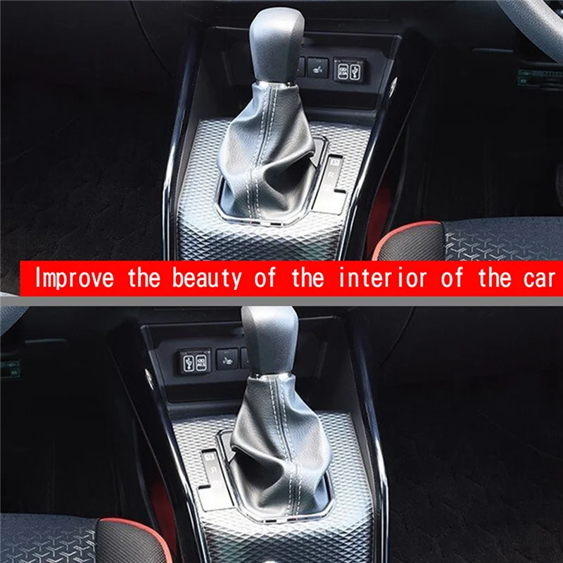 Ярко-черная автомобильная центральная крышка управления переключением передач