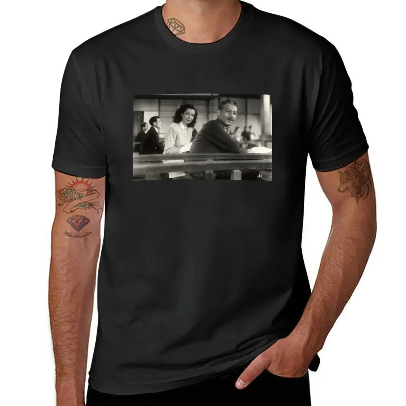 Новый ясуджир? Ozu последняя Весенняя футболка графическая женская забавная