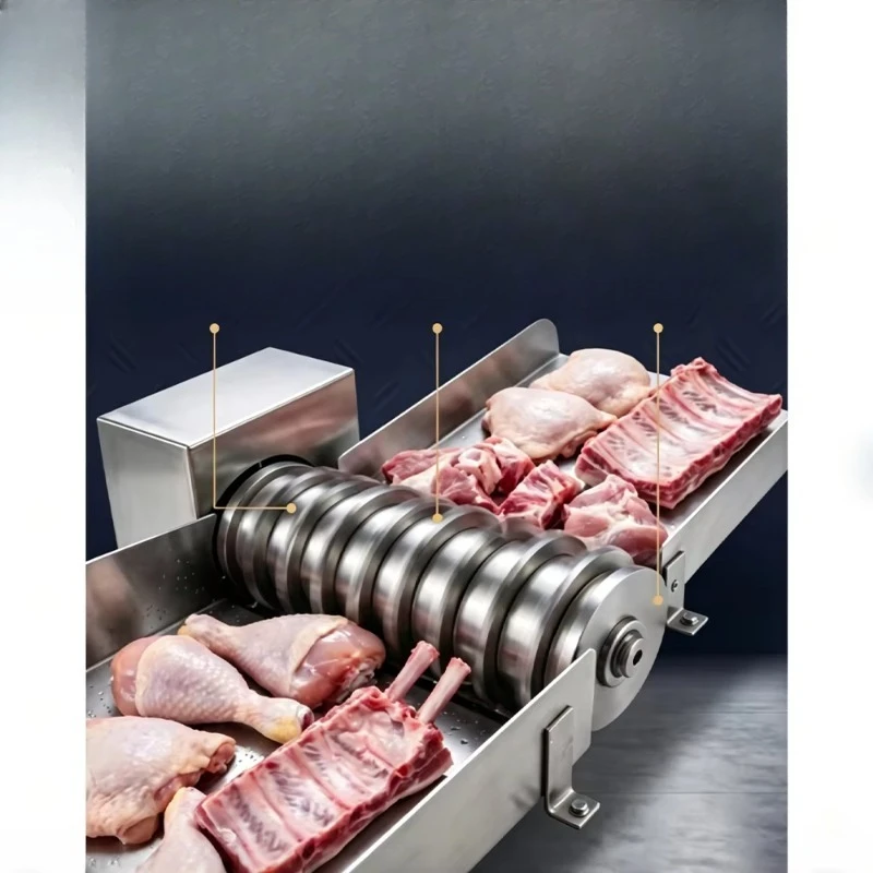 Фото Самая продаваемая машина для нарезки замороженного мяса и рыбы, а также автоматическая машина для нарезки курицы, говядины, баранины и свинины №2