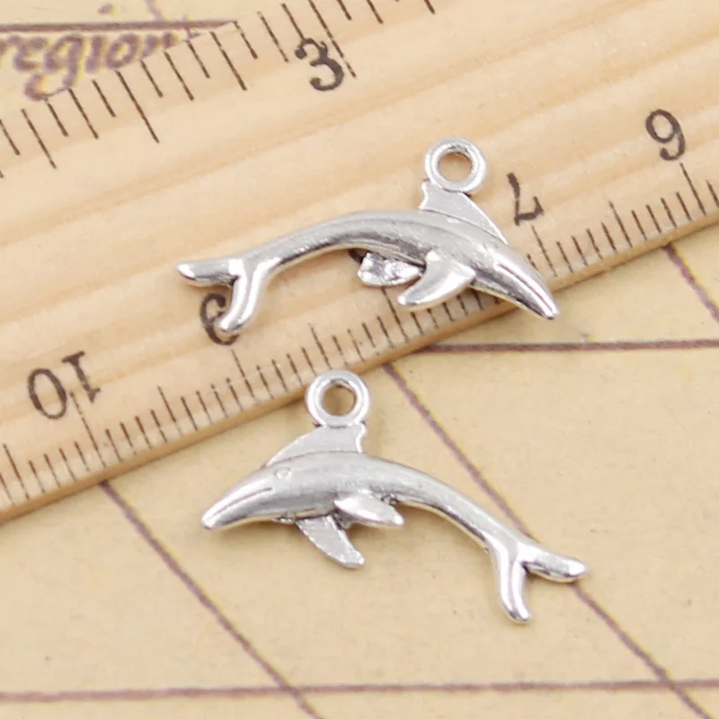 

Подвески в виде дельфина океана, 20 шт., 12x2 мм, подвески в старинном стиле, изготовление ювелирных изделий ручной работы «сделай сам»
