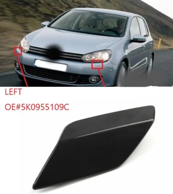 Совершенно новый бампер для передней фары с распылителем 5K0955109C внешние