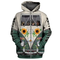 hippie peace rottweiler dogs 3d printed hoodies men for women unisex pullovers zipper hoodie casual street tracksuit