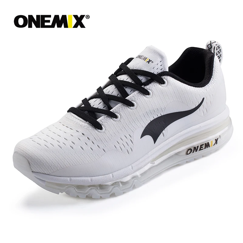 ONEMIX Men's Running Shoes Sports Sneakers Air Cushion Summer Breathable Mesh Outdoor Man Walking Jogging Trekking Shoes Size 43