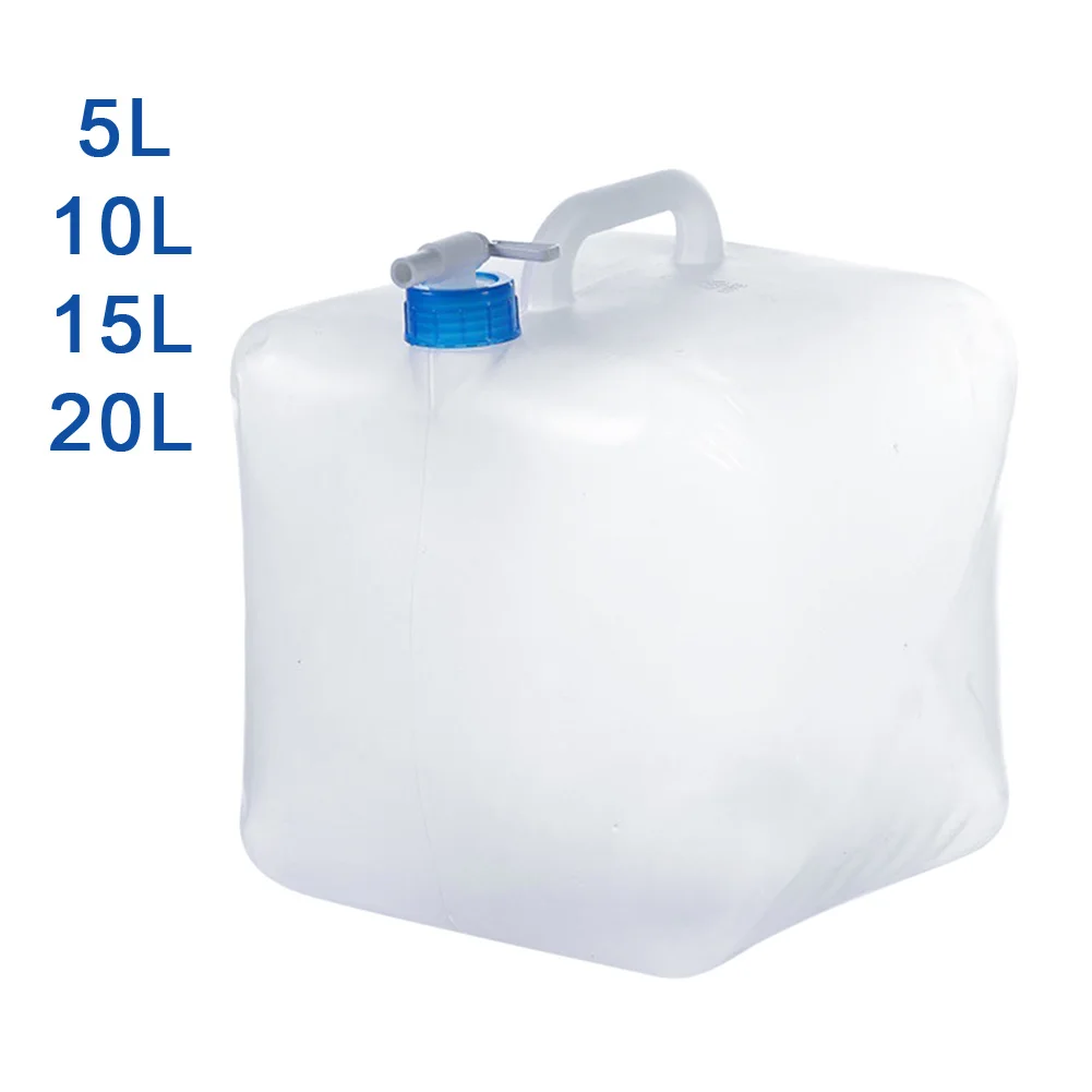 

5/10/15/20L Collapsible Outdoor Water Storage Container Protable Foldable Drinking Bag Travel Water Tank Bucket Camping Supplies
