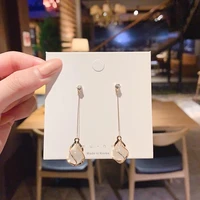fashion beauty jewelry trendy earrings for women lady noble simple earrings leaves girl birthday beloved gift party