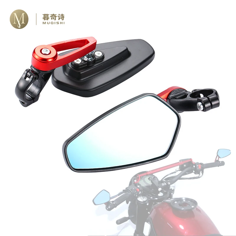 

Зеркало заднего вида мотоциклетное черное, 1 пара, 7/8 дюйма, 22 мм