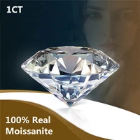 100 genuine loose gemstones moissanite stones gra 1ct d color vvs1 lab diamond stone excellent cut for diamond ring in bulk gem