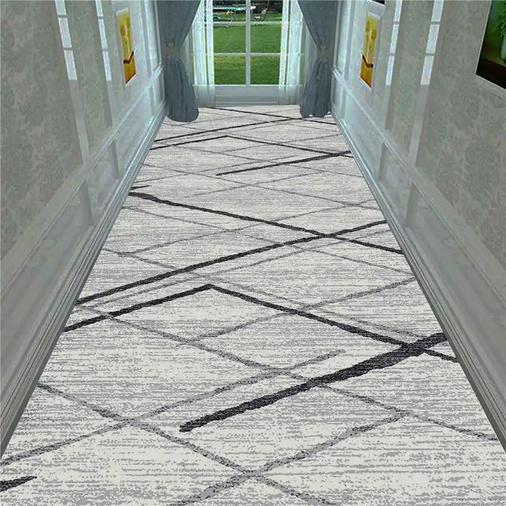 

Modern Corridor Hallway Rug Carpets Abstract Geometric Living Room Area Rug Passage Carpet Kitchen Bedroom Mat Entrance Doormat