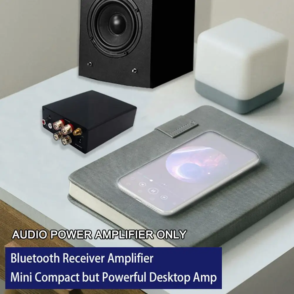 

Audio Power Amplifier Bluetooth Sound Power Stereo Amplifier Mini Hifi Digital Amp For Speakers D Amp Bass Treble For Speak S8x9