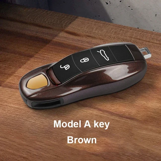 

Сплошной цвет ABS чехол для автомобильных ключей аксессуары для Porsche Panamera 2017 Cayenne 2018 2019 911 2020 2021 2022 2023 2024 Taycan