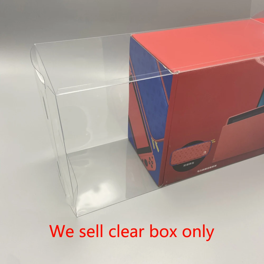 

ZUIDID Transparent box For Switch NS Mario Red Limited Edition for Mario 35th Anniversary Limited Display plastic PET box